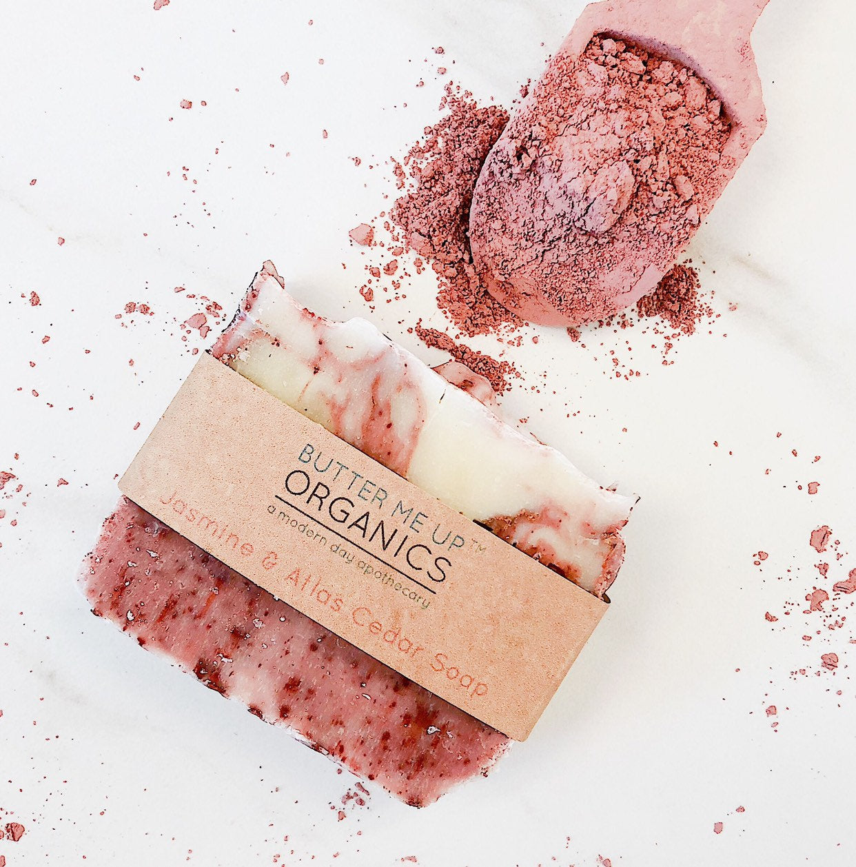 Jasmine, Atlas Cedar, & Pine Organic Soap/ Jabon de Jasmin y Pino