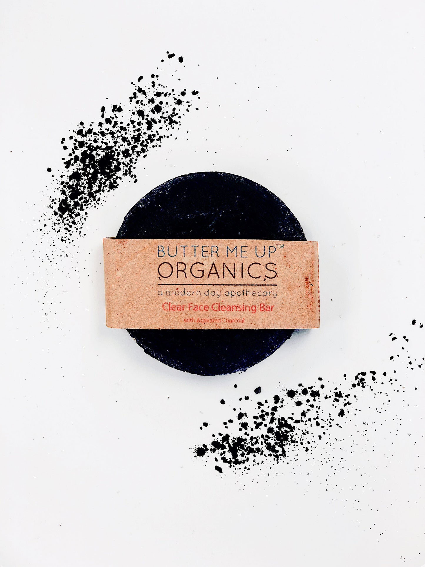 Face Wash Organic Activated Charcoal Face Soap/Jabón Facial Orgánico de Carbón Activado