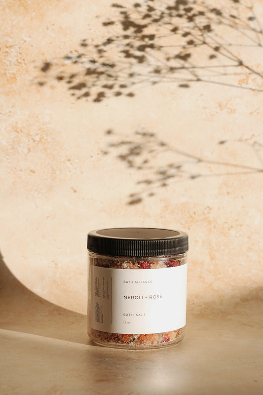 NEROLI + ROSE BATH SALT/ SAL DE BAÑO DE NEROLI Y ROSA