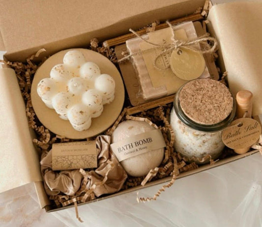 Premium Spa Box - Sweet Lemon Pie/ Premium Spa Box- Dulce Pie de Limon (Free Shipping)
