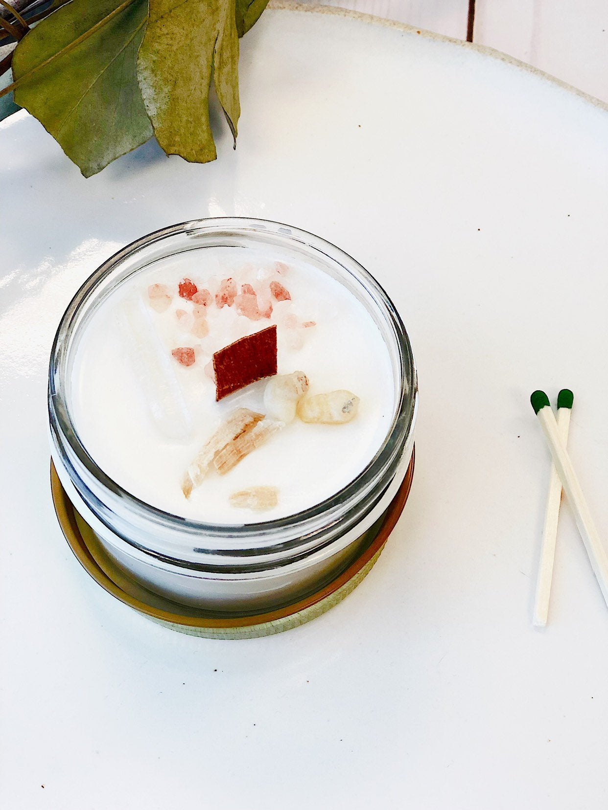 Lemon, lavender, and cedarwood Candle/ Vela de Limon y Lavanda